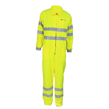 Wholesale EN20471 High Visibility Coverall With Reflective Tape